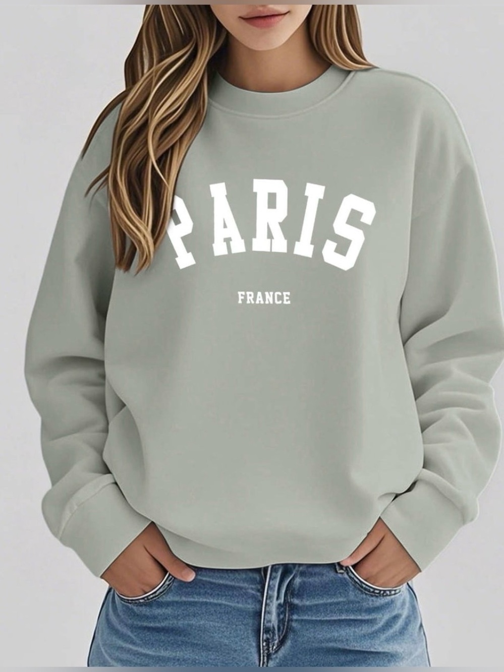 PARIS France Sweatshirt Size Large Brand New